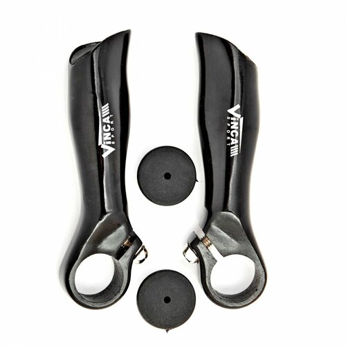 Рога на руль велосипеда VBE 2, алюминий, черные