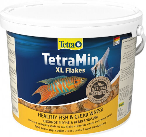 Корм основной для всех видов рыб Tetra Min XL Flakes 10л — фото 1