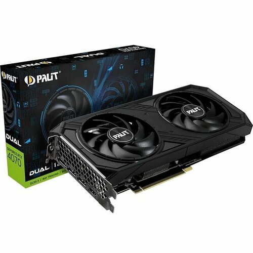 Видеокарта Palit GeForce RTX 4070 DUAL 12GB NE64070019K9-1048D 7612600₽