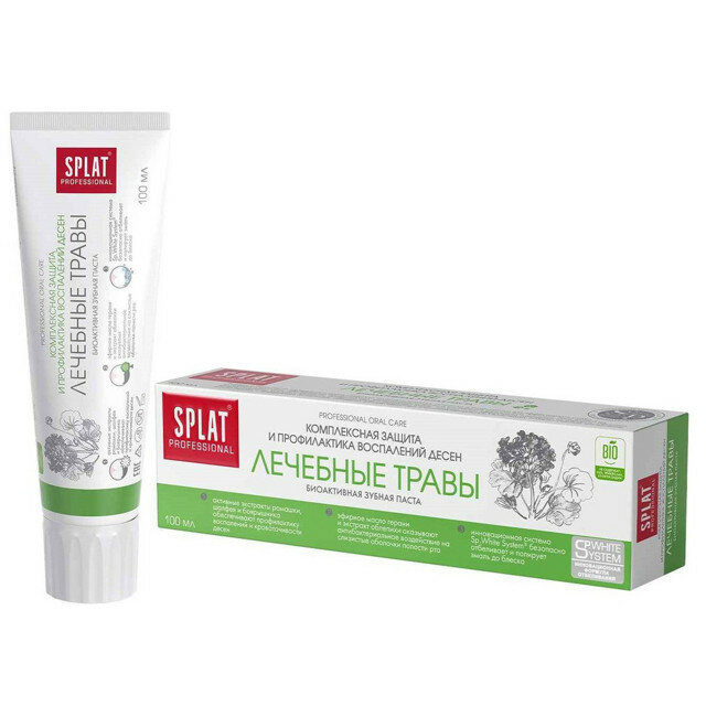 Паста зубная SPLAT Professional Лечебные травы, 100 мл