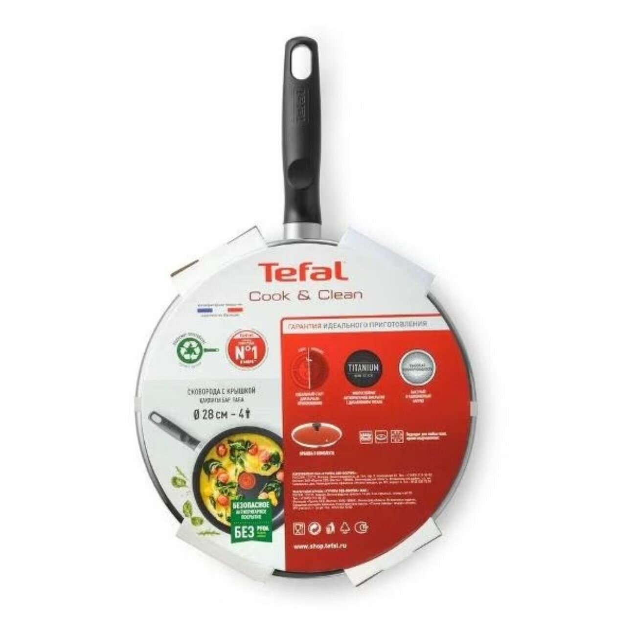 Сковорода с крышкой Tefal - фото №10