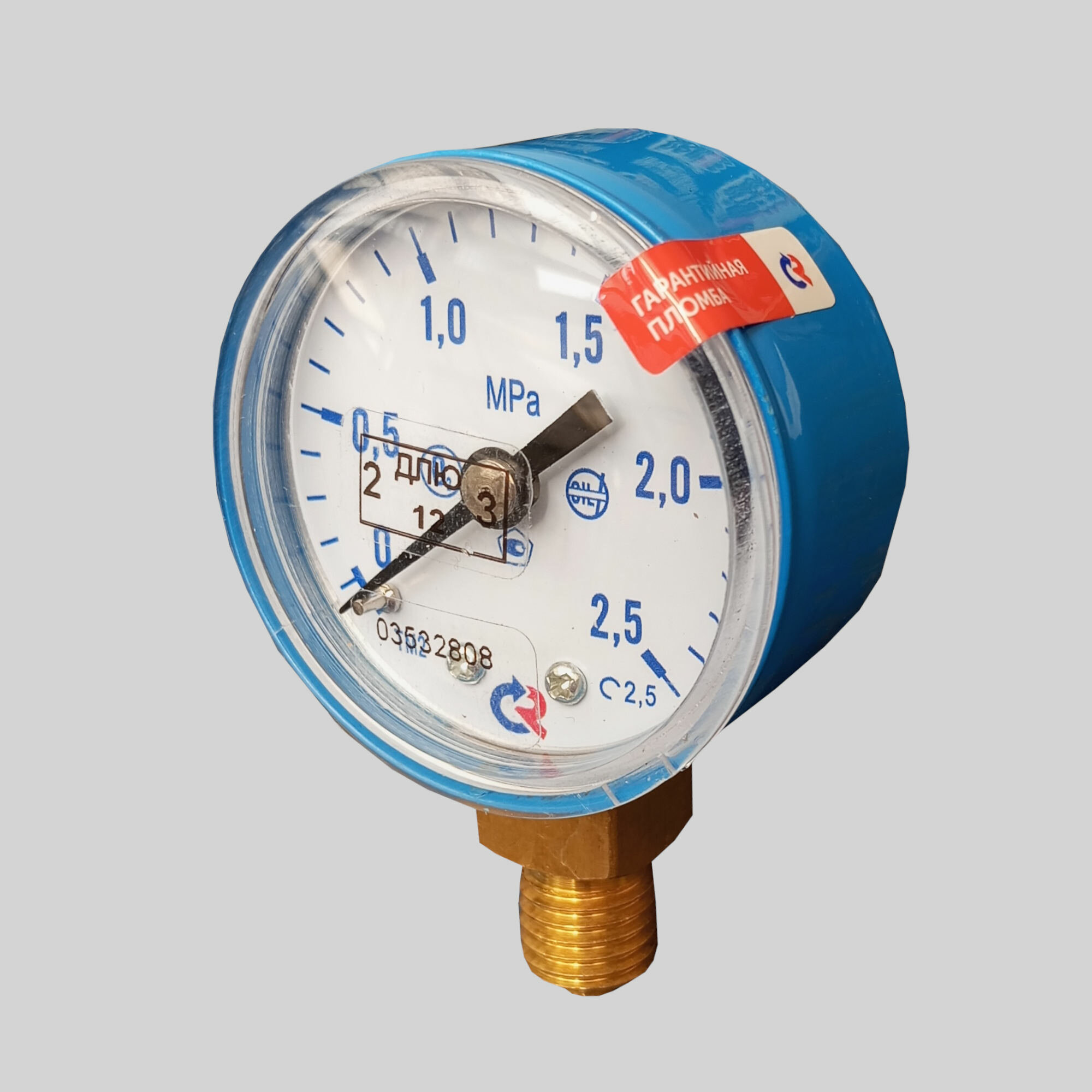 Манометр кислородный ТМ-210Р 2,5МПа М12х1.5 низкого давления — фото 1