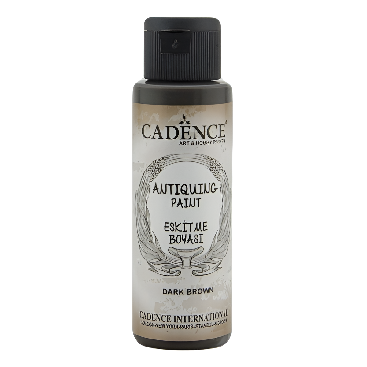 Краска для проявления трещин и других способов старения Cadence Antiquing Pant, 70 ml. Dark Brown-300