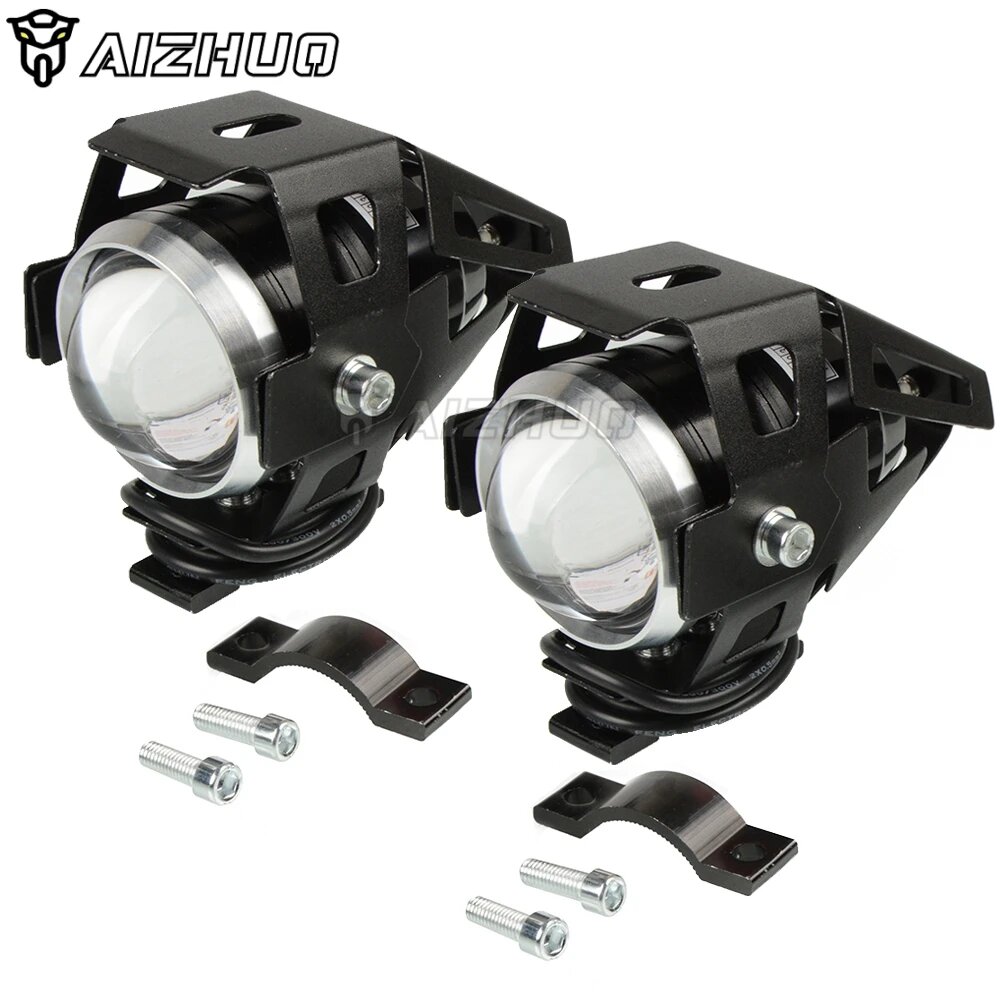 Универсальный прожектор для мотоцикла GS U5 для BMW R1200GS R1250GS LC Adventure R GSA 1200 1250 F800GS F850GS F750GS F650GS, Черный