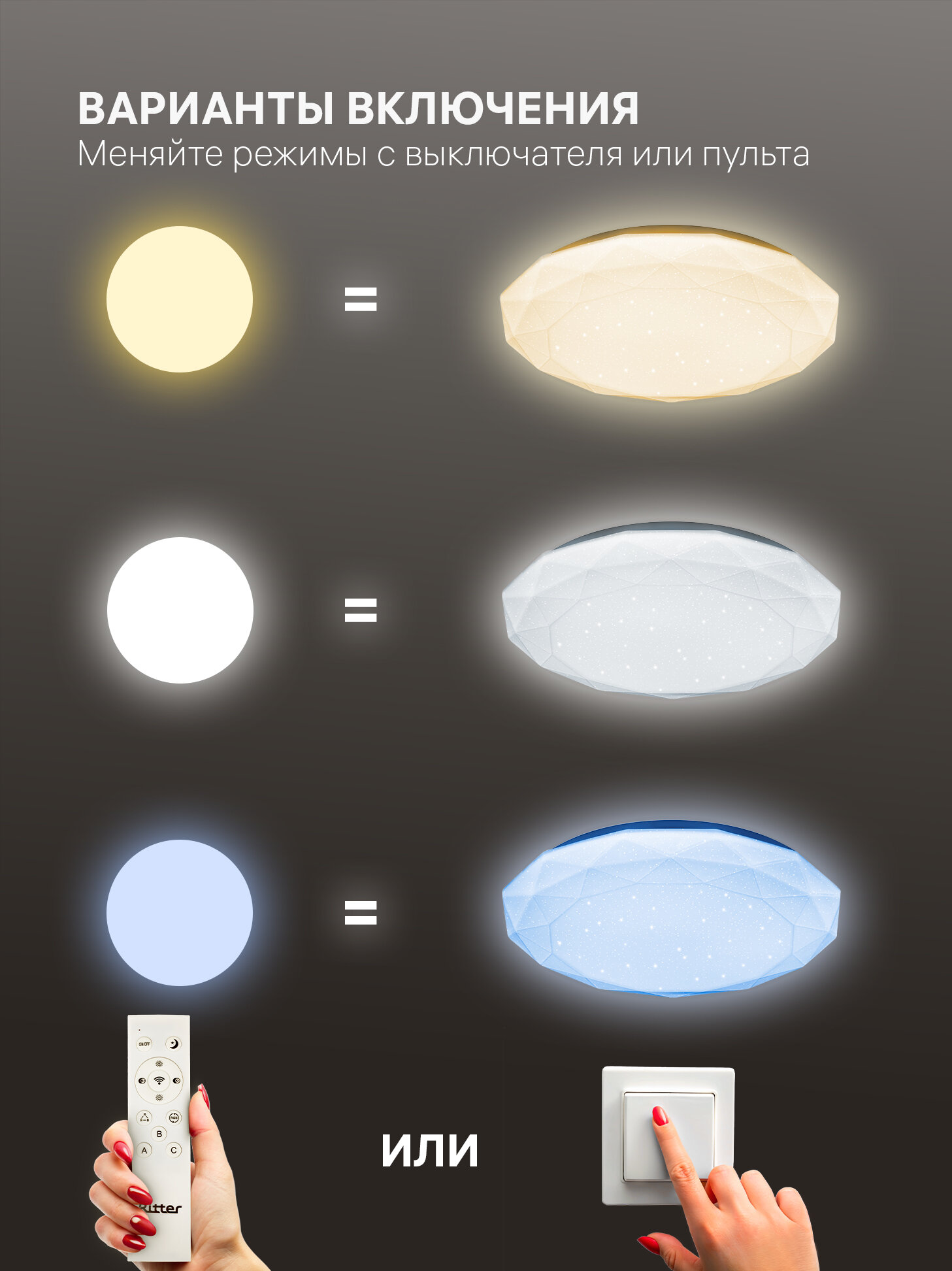 Настенно-Потолочные Светильники И Люстры Xiaomi Люстра потолочная светодиодная, подвесная с пультом на кухню, в детскую, в коридор, в спальню, в зал