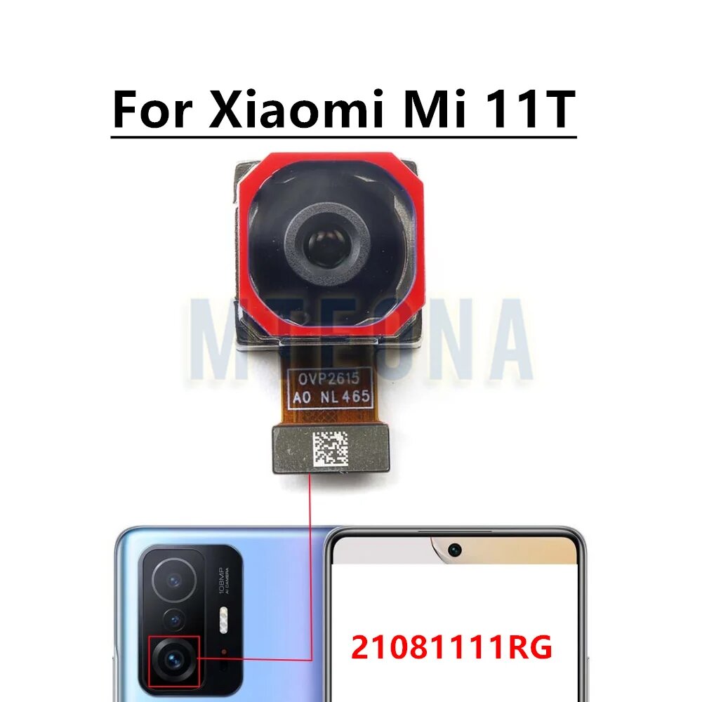Задняя камера для Xiaomi Mi 11 Lite 5G Mi11 11T Pro Ultra, модуль камеры, вид сзади, запасные части, 11T Back Main