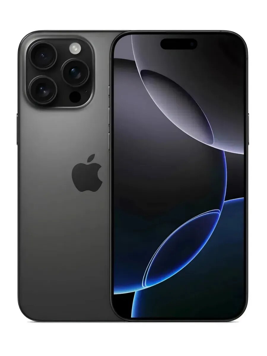 6.9" Смартфон Apple iPhone 16 Pro Max 256 ГБ Black, Версия - JP