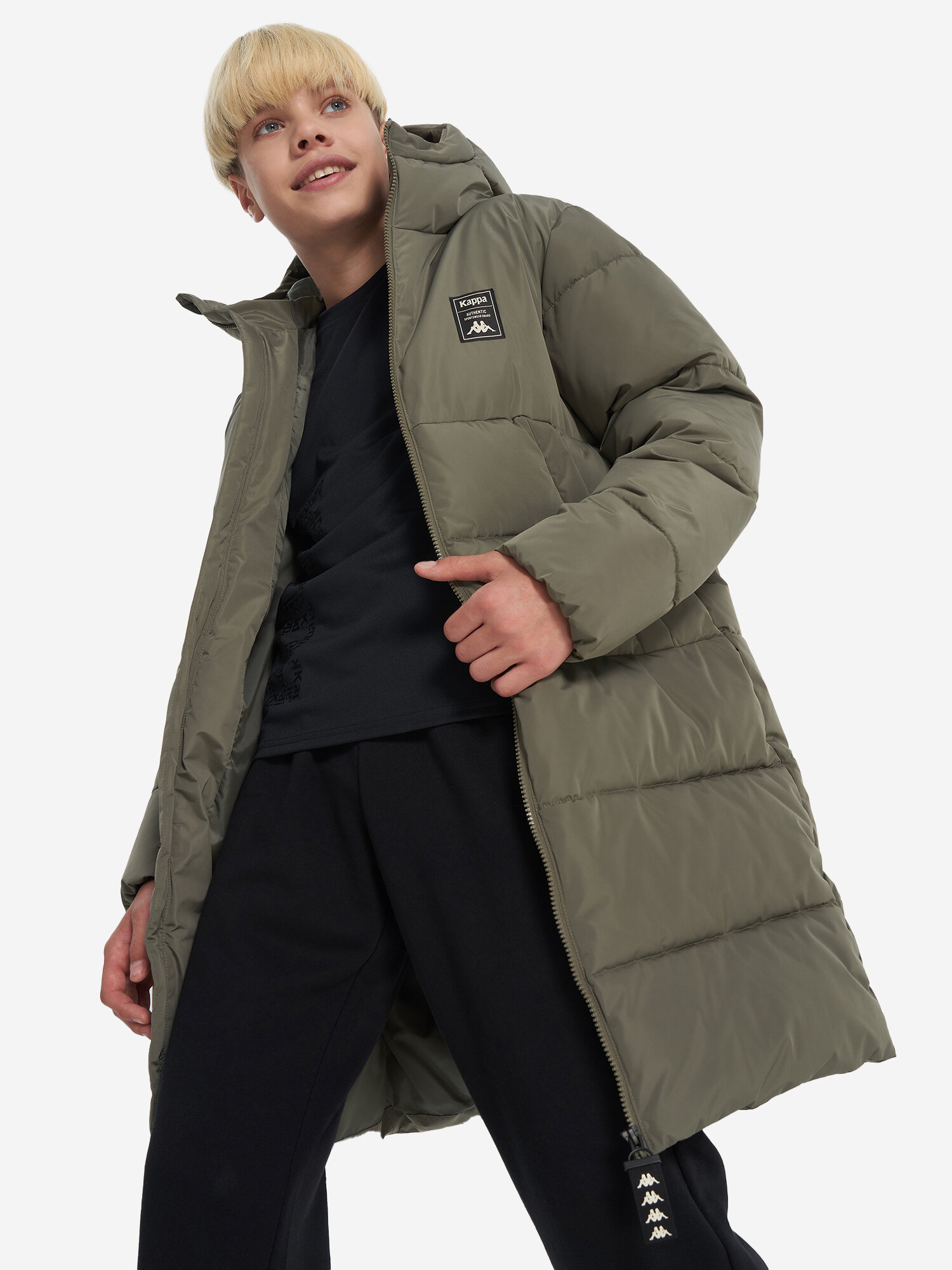 Пуховик Kappa Sport Style Boy's Faux Down Jacket размер 146-152 зеленый