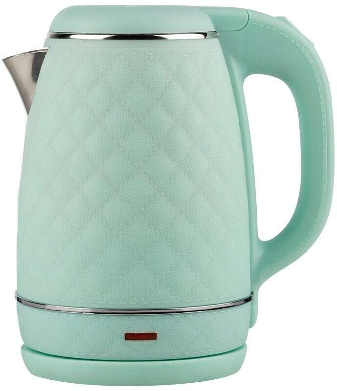 Электрический чайник HOMESTAR HS 1007  107007  объем 1 7 л  мощность 1500 Вт  зеленый