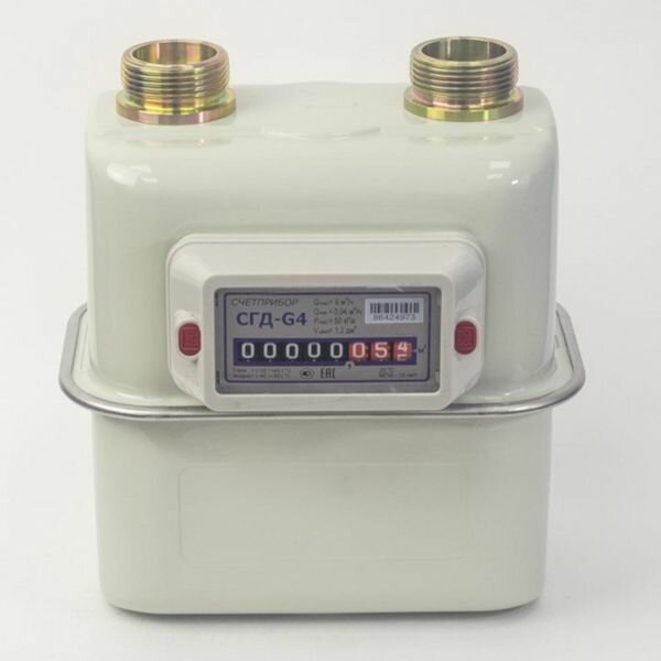 Счетчик газа Счётприбор СГД-G4, мембранный, левое направление потока — фото 1