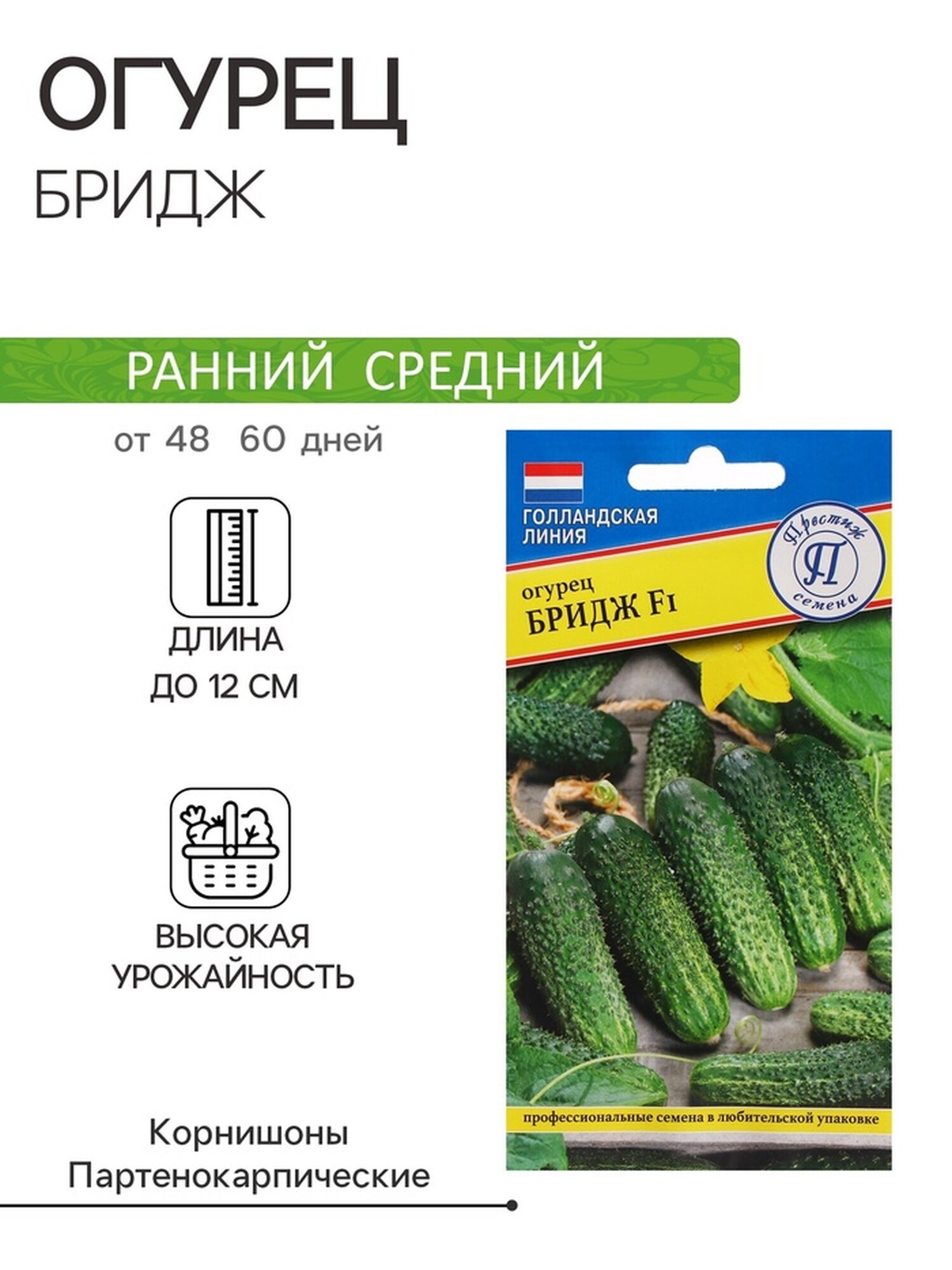 Семена огурца 
