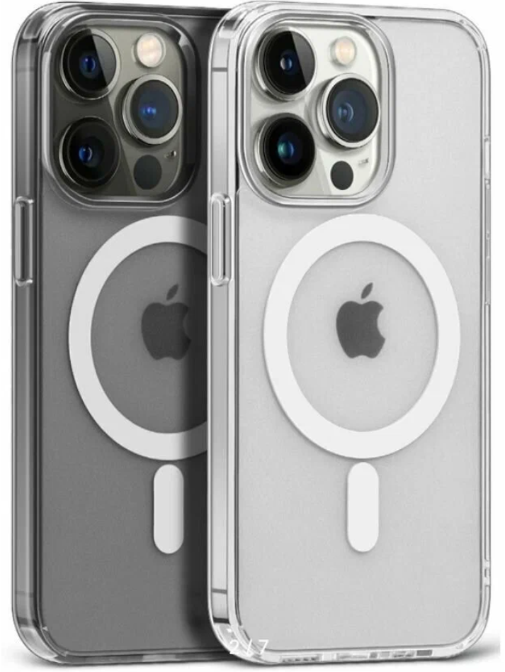 Чехол для iPhone 13 Pro Max/Усиленный с защитой камеры и экрана/С поддержкой беспроводной зарядки — фото 1