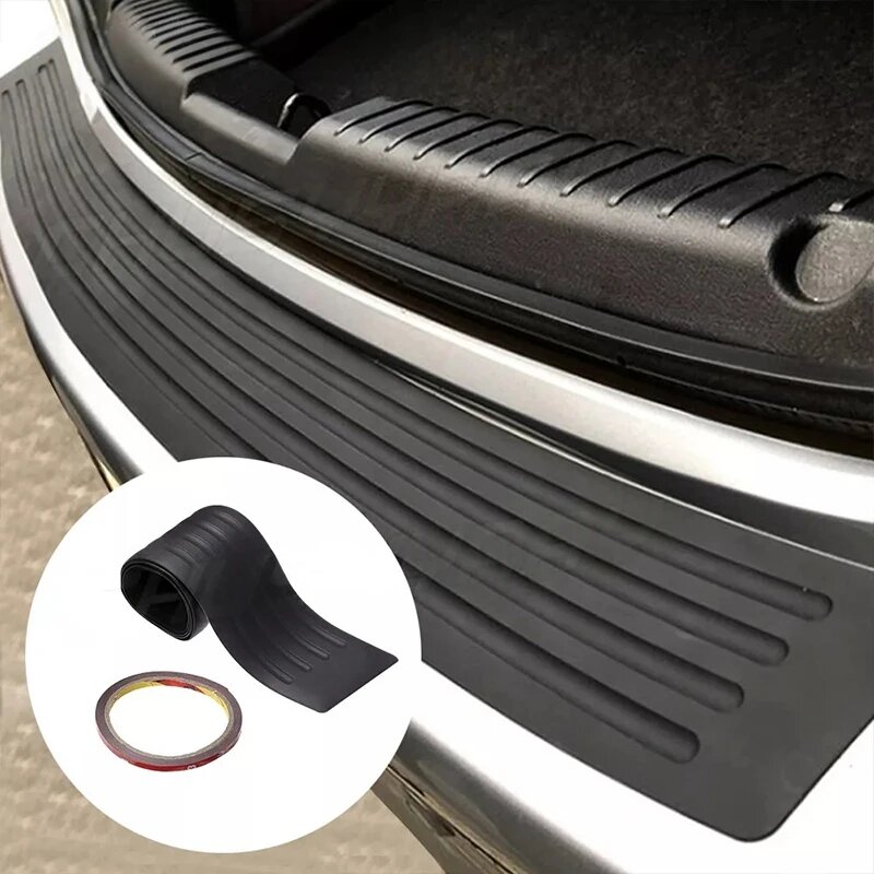 Защитная пластина на порог багажника автомобиля резиновые молдинги против царапин накладка накладка полоса защита заднего бампера автомобиля накладка накладка