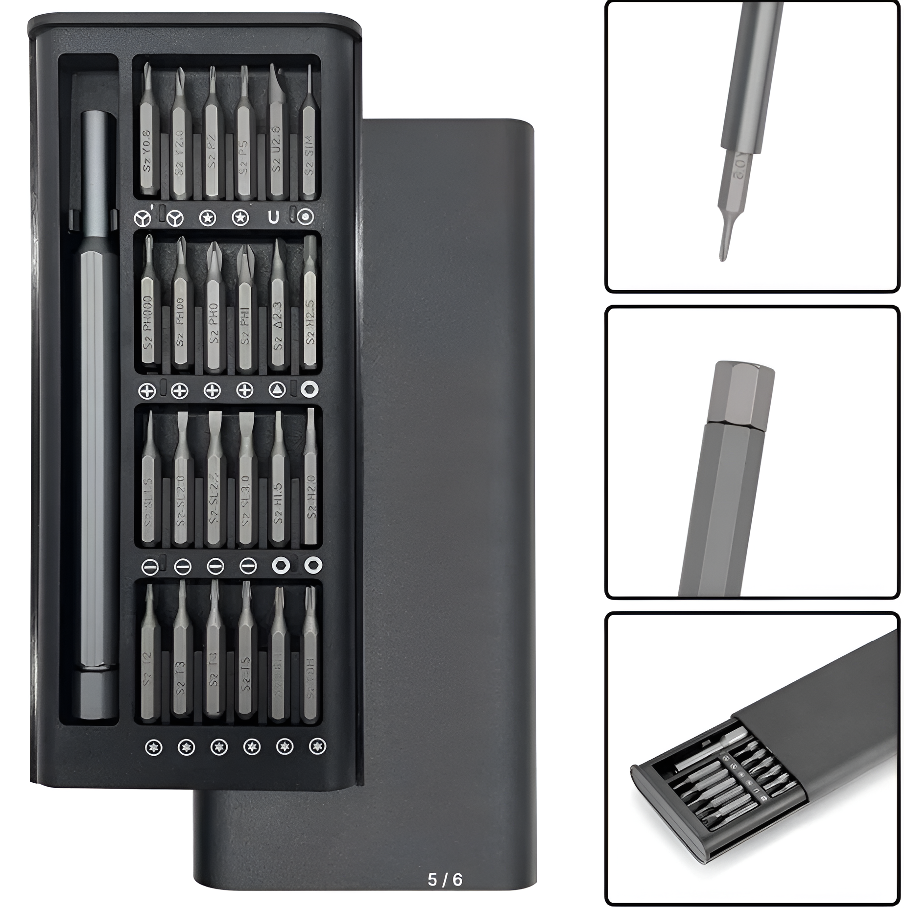 Набор отверток ISA биты 25 шт магнитный держатель для точных работ