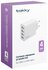 Сетевое зарядное устройство 25W 5V/5A - 4 USB порта, цвет - белый