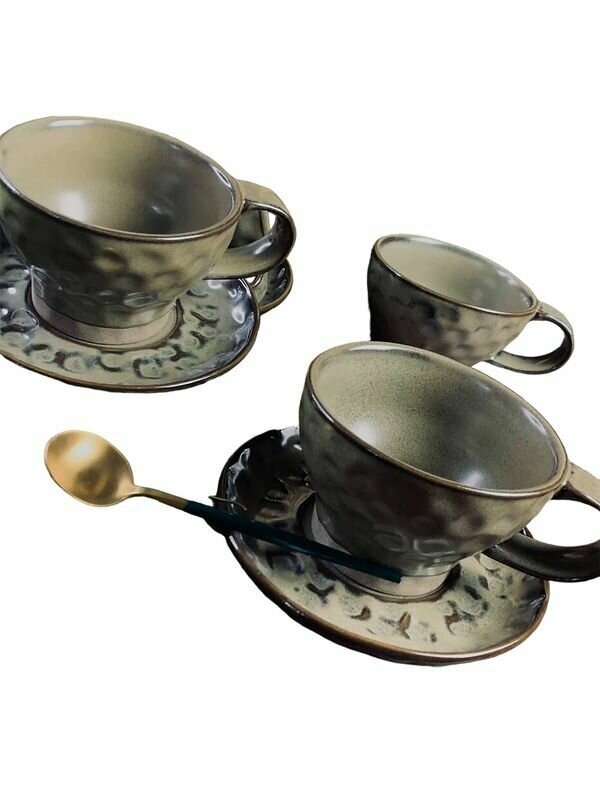 фото Чайный набор, чашка с блюдцем / 12 предметов, 200 мл / фарфор, Мистраль, Lenardi