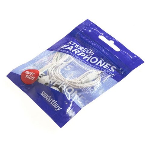 Наушники SmartBuy J1 SBE-112K белые тех уп 175₽