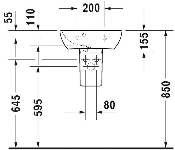 Croma Select S 180 2 jet 27351400 Душевая система для ванны (1/2", термостат, 20 л/мин) Hansgrohe - фото №15