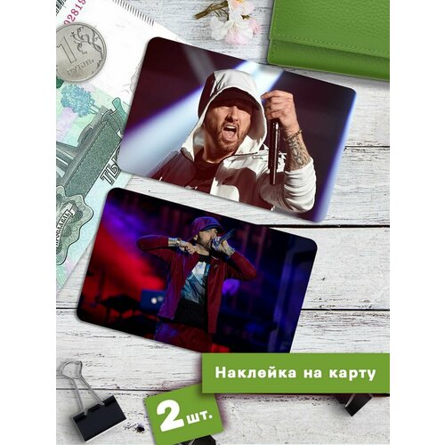 Наклейки на банковскую карту Eminem Стикеры рэп музыка