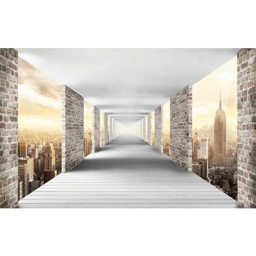 Моющиеся виниловые фотообои Галерея 3D, 400х250 см