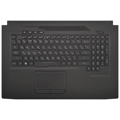 Клавиатура для ноутбука Asus ROG Strix SCAR GL703GM черная топ-панель 10000₽