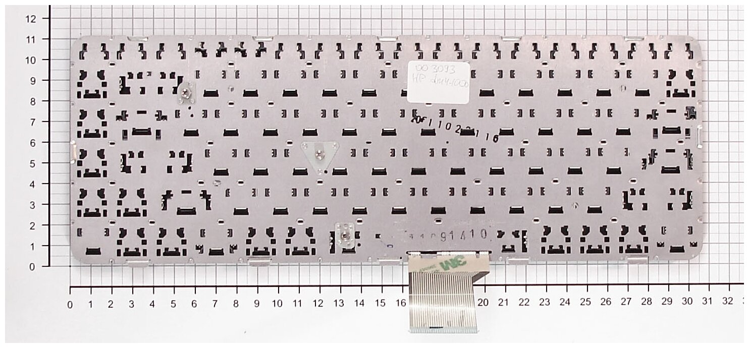 Клавиатура для ноутбука HP Pavilion dv5-2231nr черная без рамки