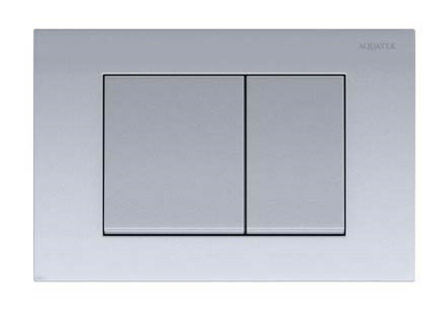 Кнопка смыва AQUATEK 001C Хром матовая (клавиши квадрат) (KDI-0000011)