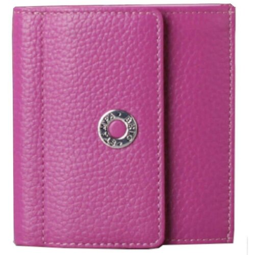 Кошелек Stampa Brio, фактура гладкая, розовый кошелек stampa brio фактура зернистая гладкая синий розовый
