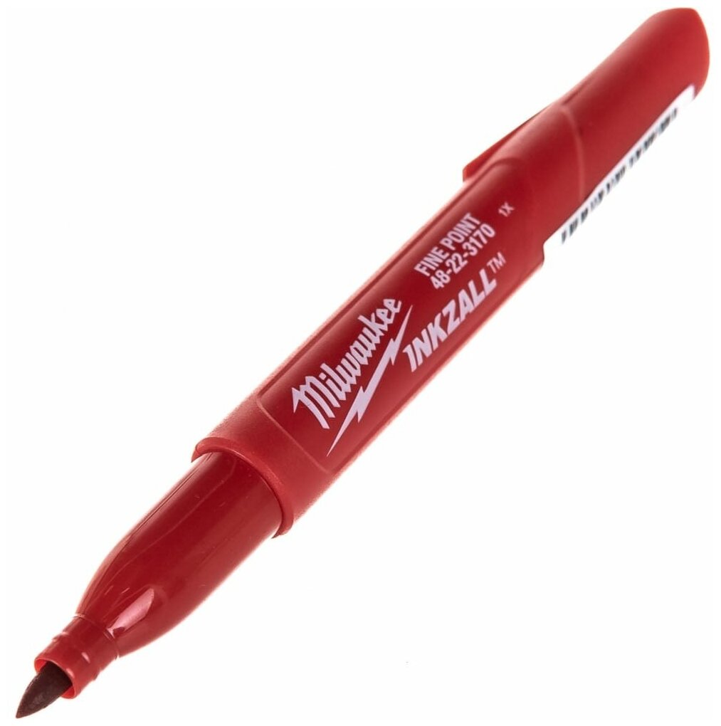 Тонкий красный маркер для стройплощадки INKZALL Milwaukee 48223170