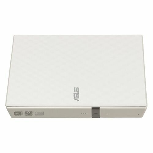 Оптический привод DVD-RW ASUS SDRW-08D2S-U LITE/WHT/G/AS, внешний, USB, белый(бежевый), Ret