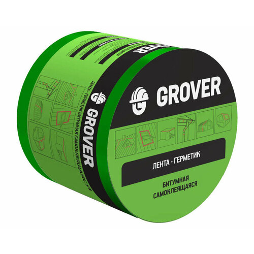 Лента-герметик зеленая Grover GRH739 10х01 м 1632₽