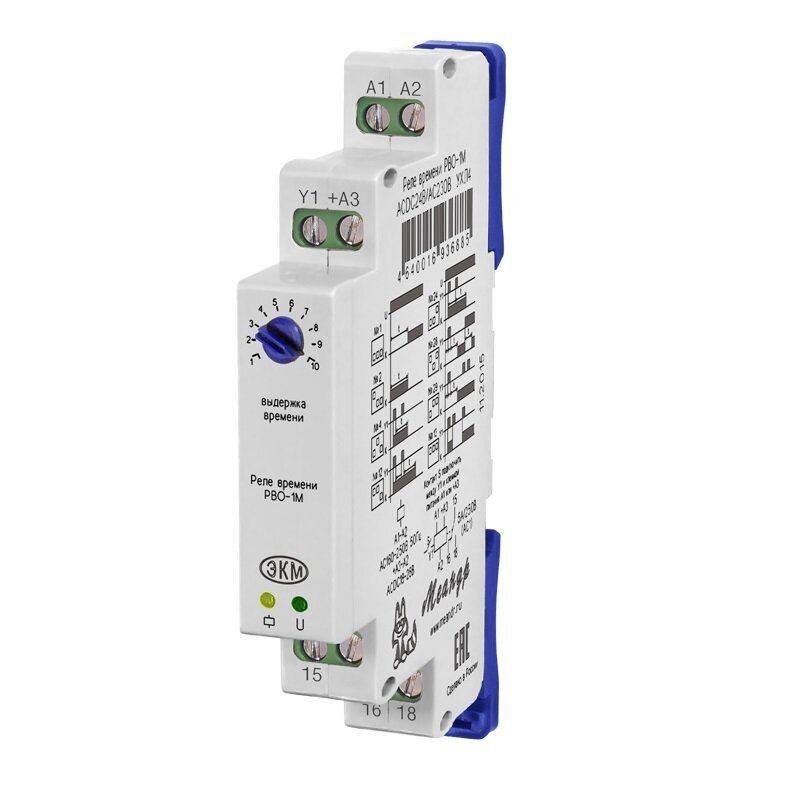 фото Реле времени однокомандное РВО-1М ACDC24/230В УХЛ4, меандр