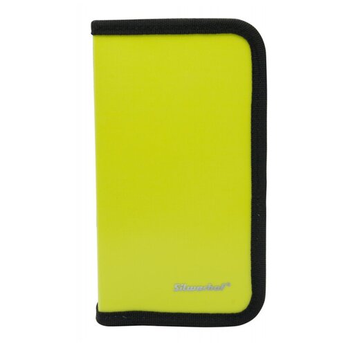 Пенал Silwerhof 850956 Neon желтый/черный 1 отделение 190х110х28 пластик