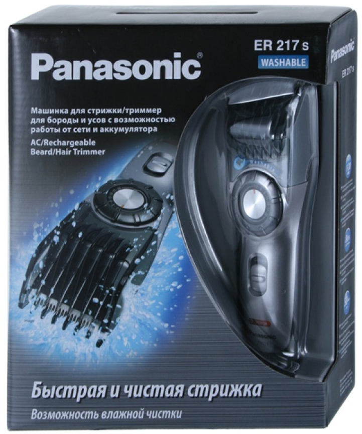 Машинка для стрижки Panasonic ER217S520 серебристый