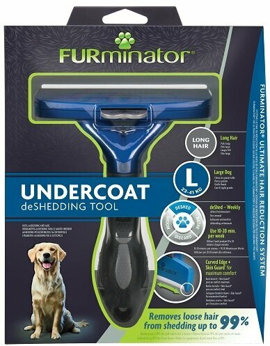 FURminator L для крупных собак с длинной шерстью - фотография № 1