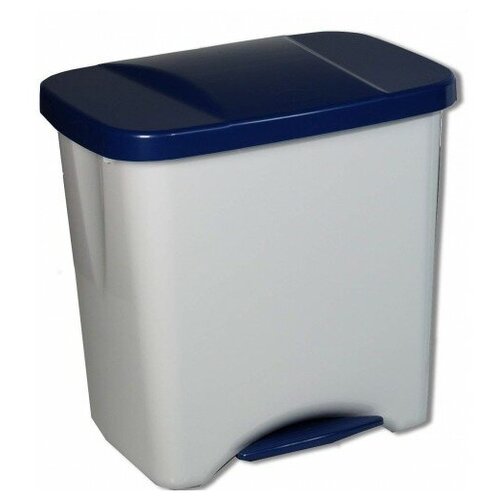 Контейнер 50 л для мусора на 1-3 секции с педалью и крышкой Denox ECOLOGIC PEDALBIN