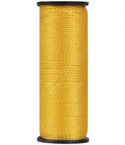 04712 Шнур разметочный 1,5 мм х 50 м (капроновый, желтый) Курс - фото №5