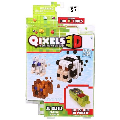 Qixels Q87045 - Набор кубиков для 3D принтера №1 - Ранчо