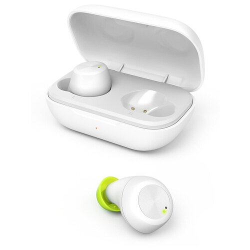 Гарнитура вкладыши Hama Spirit Chop белыйзеленый беспроводные bluetooth в ушной раковине 00184081 167000₽