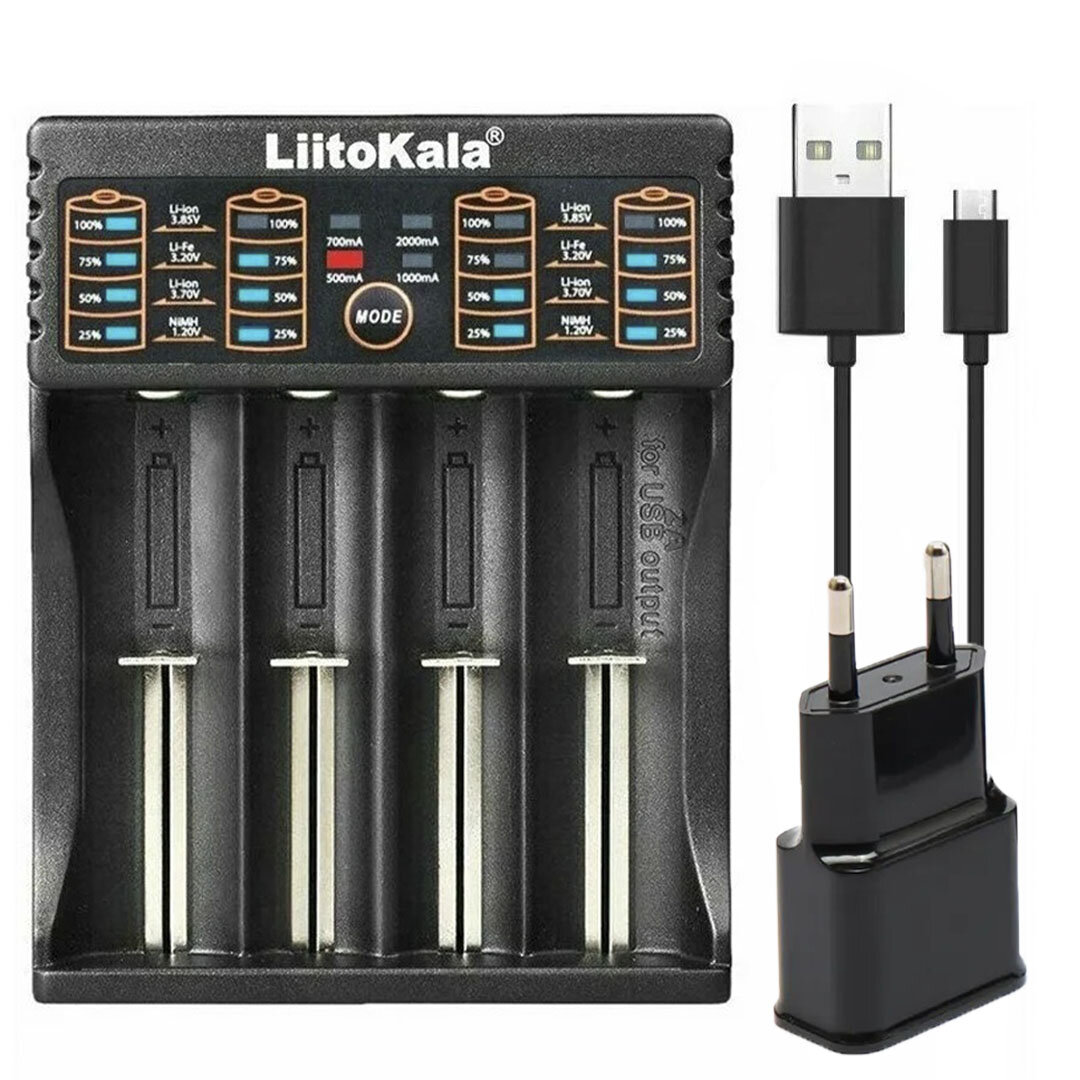Интеллектуальное зарядное устройство LiitoKala Lii-402 V2