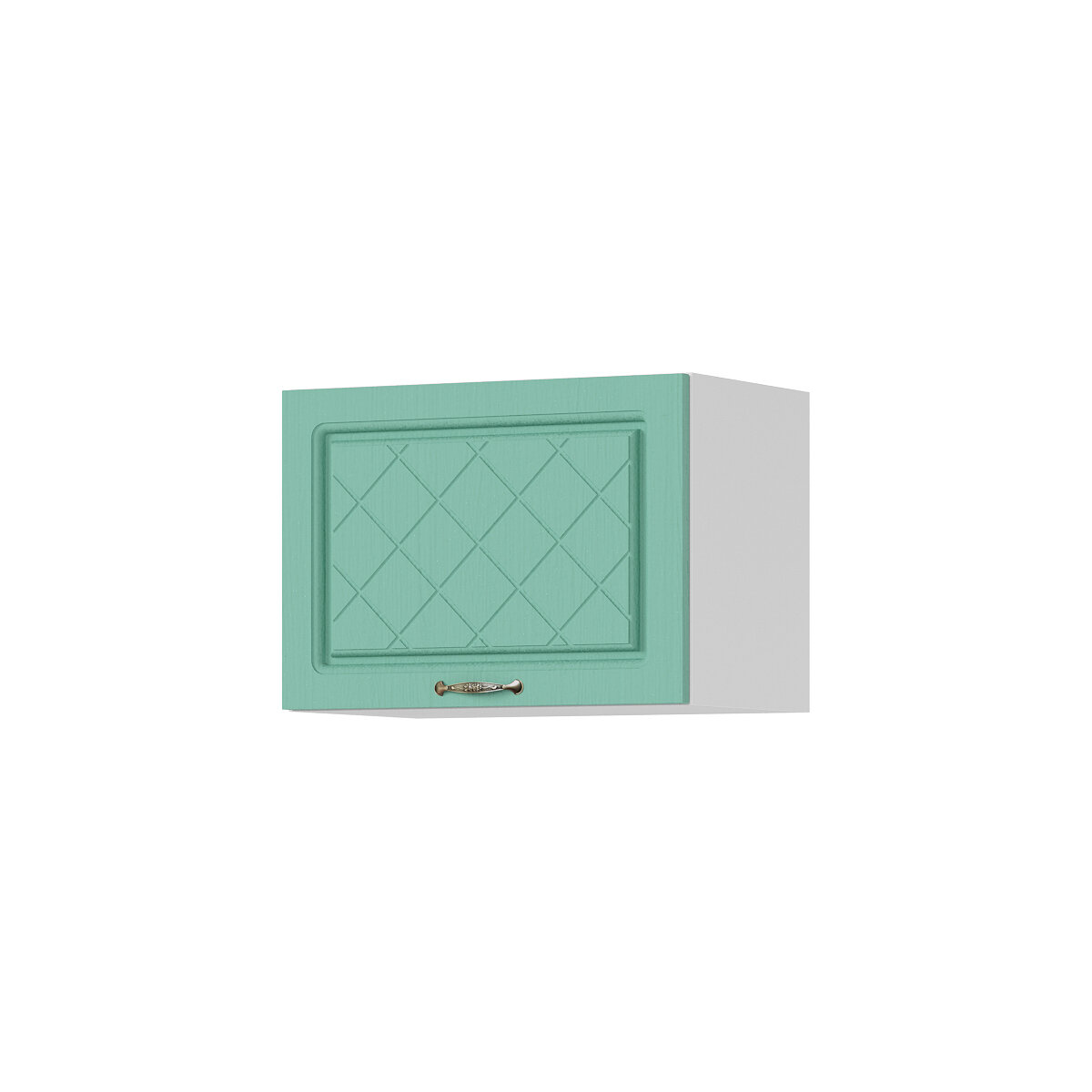 Кухонный модуль, ШВГ 500 Белый / Модена Дуб бирюзовый