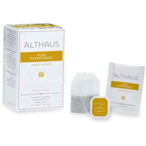 Напиток травяной в пакетиках Althaus Pure Peppermint, 1,75гр