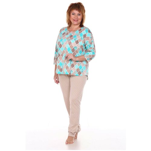 фото Костюм брючный женский (пижама) р50 каприз