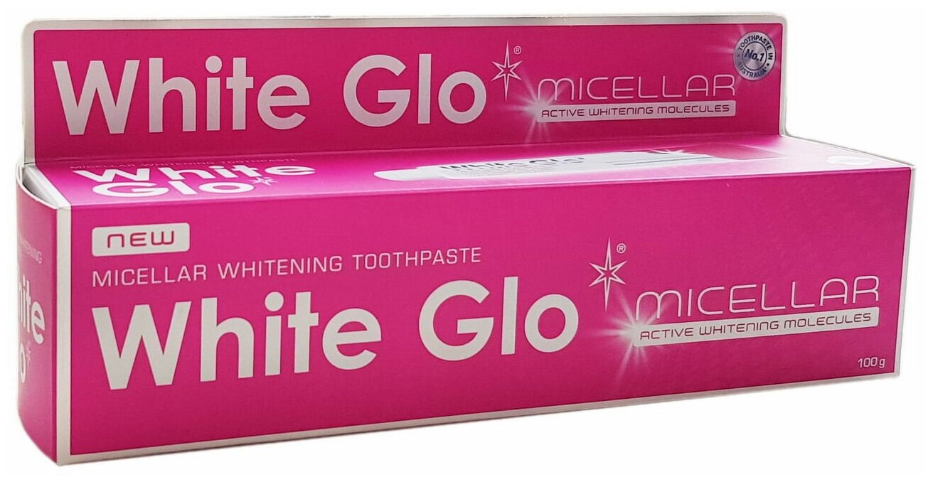 Зубная паста White Glo отбеливающая, мицеллярная 100мл. W8176-НТМ