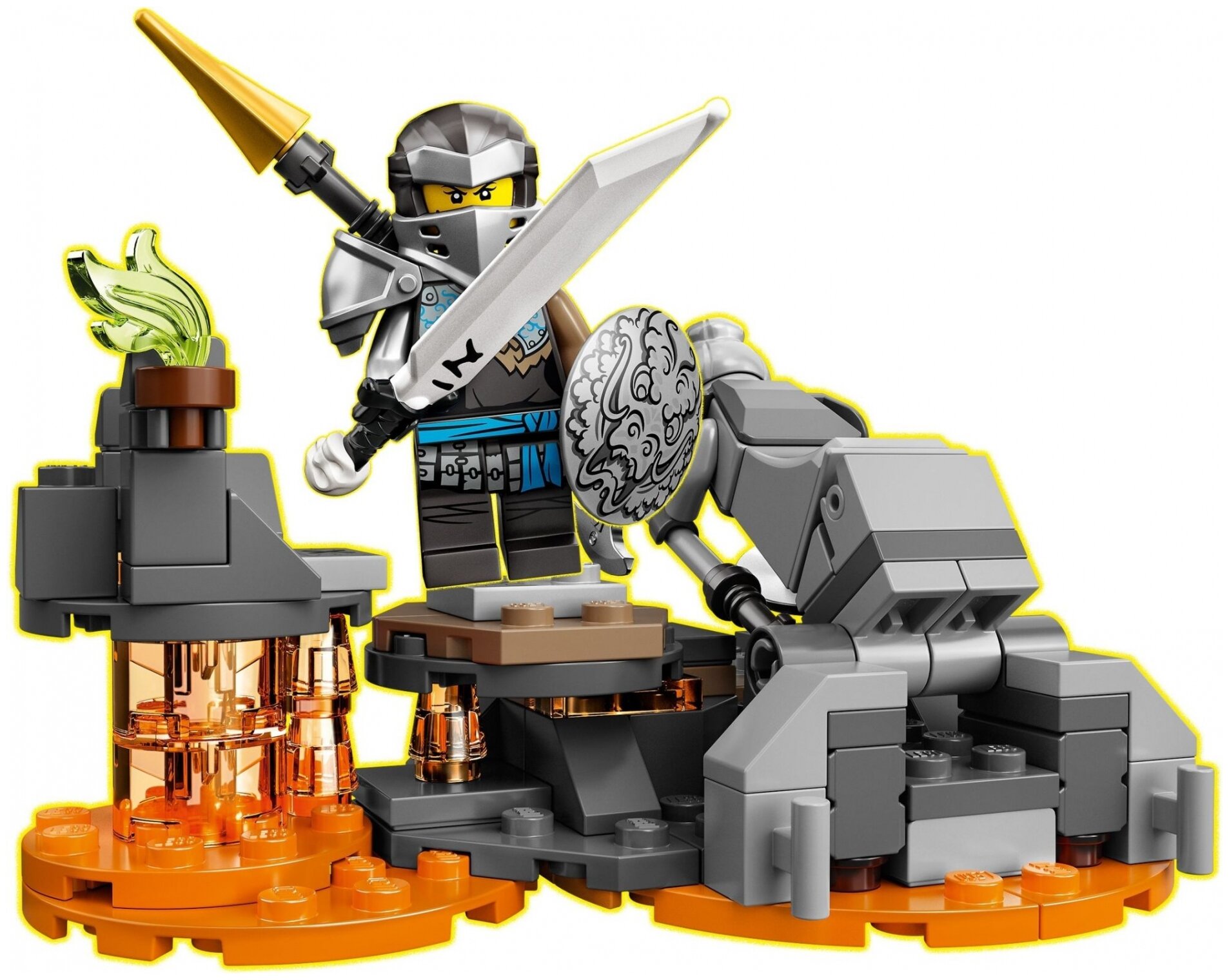 Конструктор LEGO Ninjago Дракон чародея-скелета, 1016 деталей (71721) - фото №10