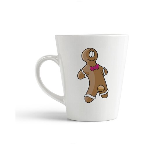 фото Кружка-латте coolpodarok "пряник мальчик (есть пара)"