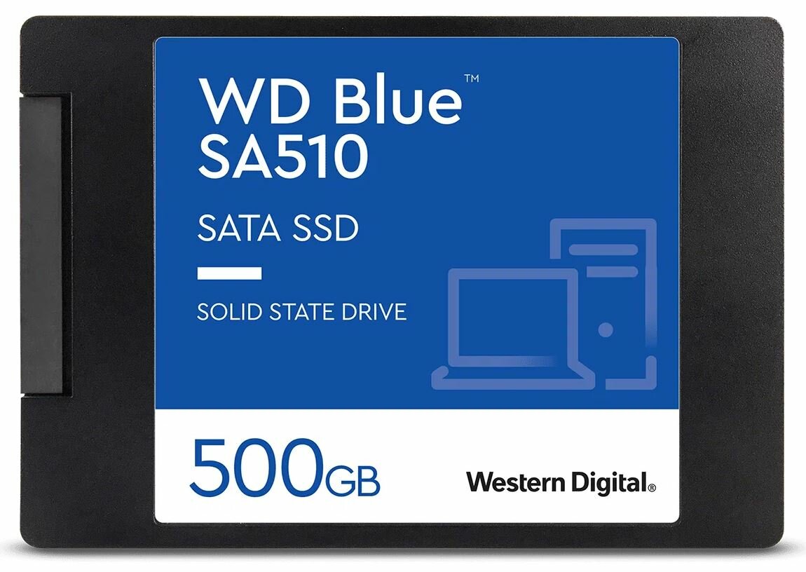 Твердотельный накопитель Western Digital WD Blue 500 ГБ SATA (WDS500G3B0A)