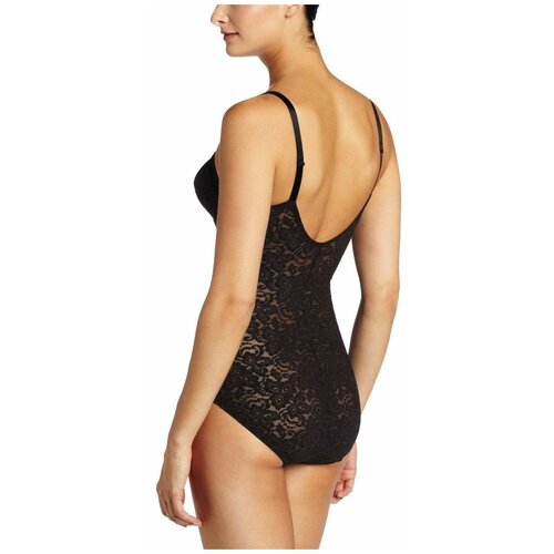 Соблазнительное кружевное боди Firm Control Lace Smooth Body, черный, 85C