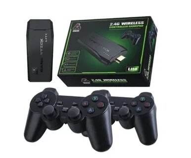 Игровая портативная приставка Game Stick 4k,10.000 игр,2 геймпада.