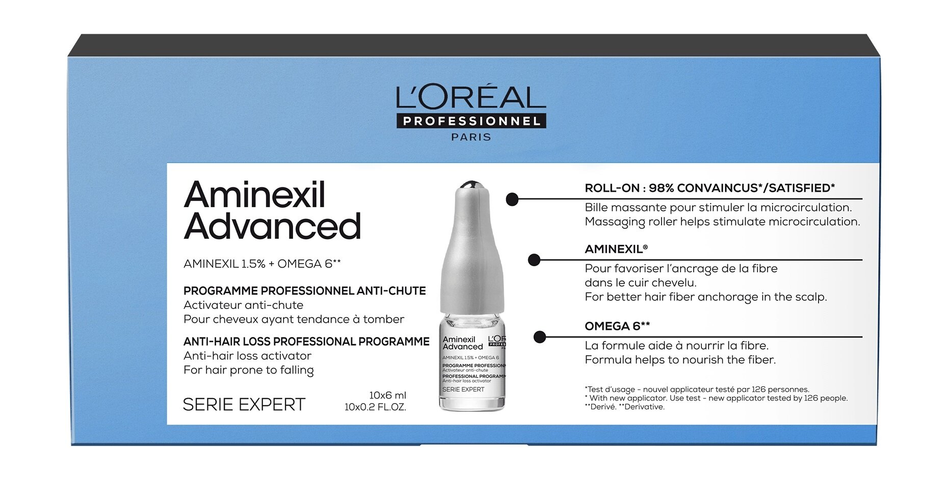 Ампулы от выпадения волос | 10 L'Oreal Professionnel Aminexil Advanced Ampoules